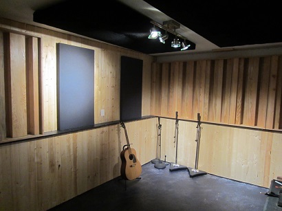 Professional recording live room at Alpenglow Sound Studios in Bellingham